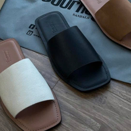 Dép bảng da bò vuông nam nữ unisex Journey size 36-44